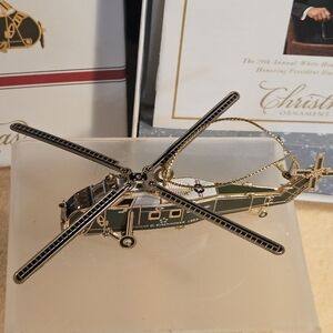 The White House Historical Association Helicopter 2019 Christmas Ornament  USA